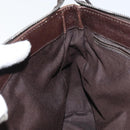 GUCCI GG Canvas Shoulder Bag Beige Silver 114273 Auth 156938-20