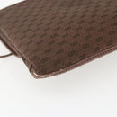 GUCCI Micro GG Canvas Shoulder Bag Brown Gold Auth 156939-16