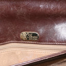 GUCCI Micro GG Canvas Shoulder Bag Brown Gold Auth 156939-17