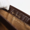 GUCCI Micro GG Canvas Shoulder Bag Brown Gold Auth 156939-12