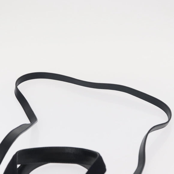 Salvatore Ferragamo Vala Hand Bag Leather 2way Navy Gold Auth 156941