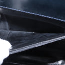 Salvatore Ferragamo Vala Hand Bag Leather 2way Navy Gold Auth 156941-22