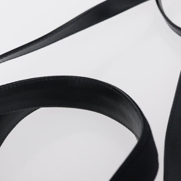 Salvatore Ferragamo Vala Hand Bag Leather 2way Navy Gold Auth 156941