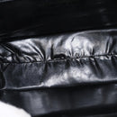 Salvatore Ferragamo Vala Hand Bag Suede 2way Black Gold Auth 156942-11