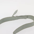 CELINE Circle Shoulder Bag Leather Gold Light green Auth 156943-8