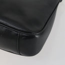 GUCCI Bamboo Hand Bag Leather 2way Black Gold 001 1638 2615 Auth 156944-17