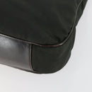 GUCCI Bamboo Hand Bag Nylon 2way Green Silver 001 1577 Auth 156945-15