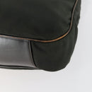 GUCCI Bamboo Hand Bag Nylon 2way Green Silver 001 1577 Auth 156945-17
