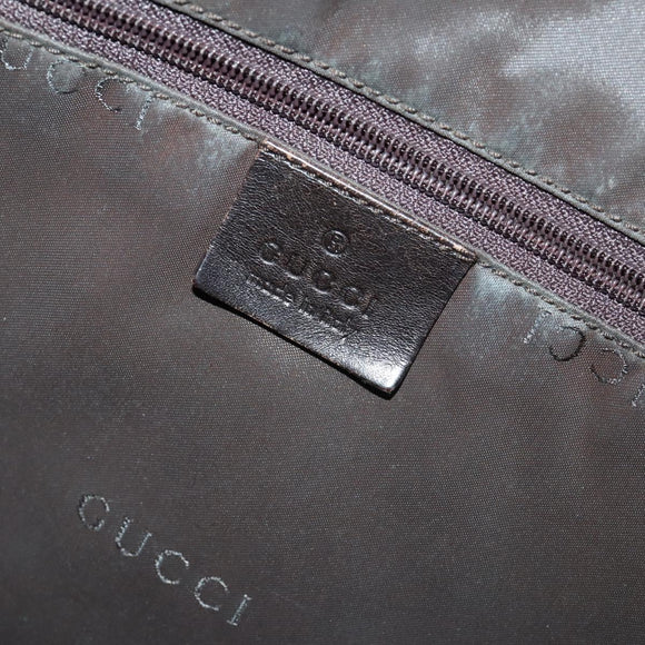 GUCCI Bamboo Hand Bag Nylon 2way Green Silver 001 1577 Auth 156945