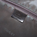 GUCCI Bamboo Hand Bag Nylon 2way Green Silver 001 1577 Auth 156945-20