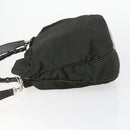 GUCCI Bamboo Hand Bag Nylon 2way Green Silver 001 1577 Auth 156945-4