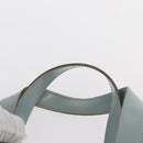 GUCCI Mesh Hand Bag Leather Light Blue 000 2058 0500 5 Auth 156946-8