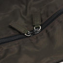 PRADA Tote Bag Nylon Khaki Silver Auth 156947-18