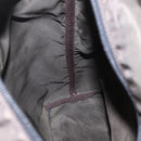 PRADA Tote Bag Nylon Khaki Silver Auth 156947-22