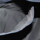 PRADA Tote Bag Nylon Khaki Silver Auth 156947-11