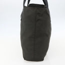 PRADA Tote Bag Nylon Khaki Silver Auth 156947-4