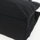 PRADA Shoulder Bag Nylon Black Silver Auth 156948-9