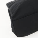 PRADA Shoulder Bag Nylon Black Silver Auth 156948-14