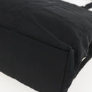 PRADA Shoulder Bag Nylon Black Silver Auth 156948-15