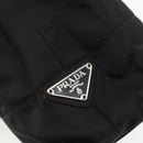 PRADA Shoulder Bag Nylon Black Silver Auth 156948-17