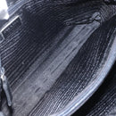 PRADA Shoulder Bag Nylon Black Silver Auth 156948-11