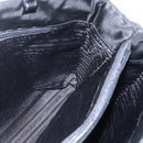 PRADA Shoulder Bag Nylon Black Silver Auth 156948-19