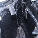 PRADA Shoulder Bag Nylon Black Silver Auth 156948-20