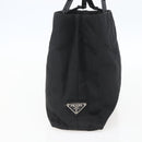 PRADA Shoulder Bag Nylon Black Silver Auth 156948-3