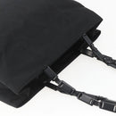 PRADA Shoulder Bag Nylon Black Silver Auth 156948-6