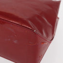 LOUIS VUITTON Vernis Wilshire PM Hand Bag Pomme D'amour M93642 LV Auth 156950-14