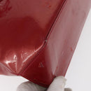 LOUIS VUITTON Vernis Wilshire PM Hand Bag Pomme D'amour M93642 LV Auth 156950-15