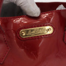 LOUIS VUITTON Vernis Wilshire PM Hand Bag Pomme D'amour M93642 LV Auth 156950-17