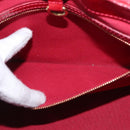 LOUIS VUITTON Vernis Wilshire PM Hand Bag Pomme D'amour M93642 LV Auth 156950-11