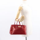 LOUIS VUITTON Vernis Wilshire PM Hand Bag Pomme D'amour M93642 LV Auth 156950-22