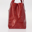 LOUIS VUITTON Vernis Wilshire PM Hand Bag Pomme D'amour M93642 LV Auth 156950-3