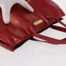 LOUIS VUITTON Vernis Wilshire PM Hand Bag Pomme D'amour M93642 LV Auth 156950-6