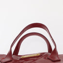LOUIS VUITTON Vernis Wilshire PM Hand Bag Pomme D'amour M93642 LV Auth 156950-8