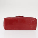 LOUIS VUITTON Vernis Wilshire PM Hand Bag Pomme D'amour M93642 LV Auth 156950-5