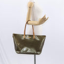 LOUIS VUITTON Vernis Bellevue GM Tote Bag Veil Bronze M93674 LV Auth 156951-22