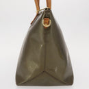 LOUIS VUITTON Vernis Bellevue GM Tote Bag Veil Bronze M93674 LV Auth 156951-5