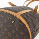 LOUIS VUITTON Monogram Bucket GM Shoulder Bag M42236 LV Auth 156957-9
