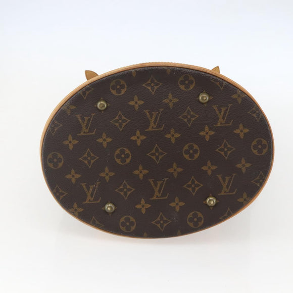 LOUIS VUITTON Monogram Bucket GM Shoulder Bag M42236 LV Auth 156957