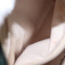 Salvatore Ferragamo Hand Bag Suede 2way Green Gold Auth 156967-22