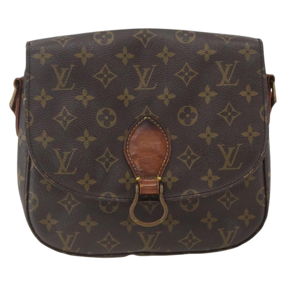 LOUIS VUITTON Monogram Saint Cloud GM Shoulder Bag M51242 LV Auth 156971