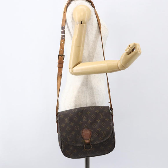 LOUIS VUITTON Monogram Saint Cloud GM Shoulder Bag M51242 LV Auth 156971