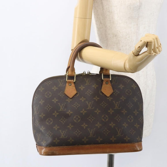 LOUIS VUITTON Monogram Alma Hand Bag M51130 LV Auth 156974