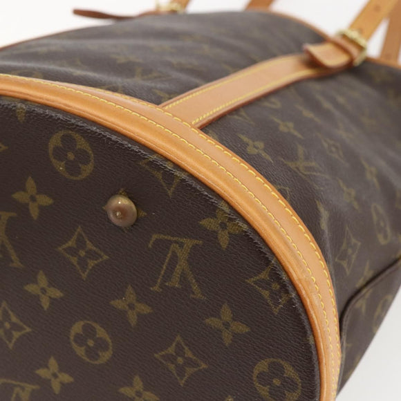 LOUIS VUITTON Monogram Bucket GM Shoulder Bag M42236 LV Auth 156975