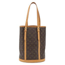 LOUIS VUITTON Monogram Bucket GM Shoulder Bag M42236 LV Auth 156975-13