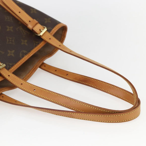 LOUIS VUITTON Monogram Bucket GM Shoulder Bag M42236 LV Auth 156975