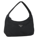 PRADA Hand Pouch Nylon Black Auth 156979-1